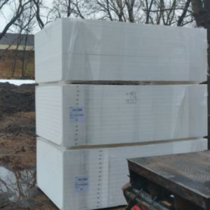 Sub slab insulation 4x8x2.3" sheets of 25 psi EPS Type IX, R10 insulation